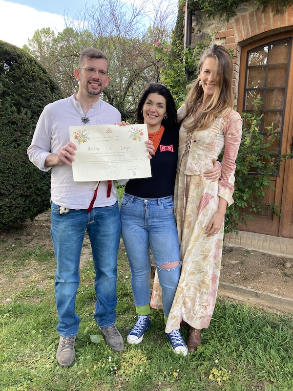 Ambra e Luigi terza riconferma di matrimonio a Grazzano Visconti (PC)