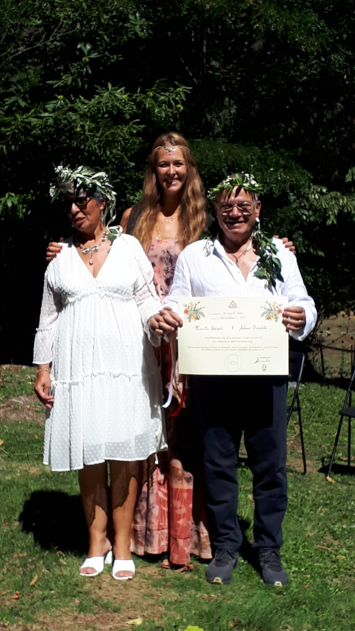 Marcella e Antonio, Anniversario di Nozze con Rito Celtico, Canzo (CO)