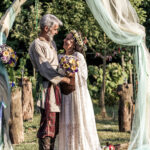 Matrimonio celtico in natura a giugno